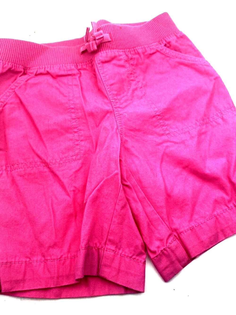 Girls shorts Bottoms Size 6/6x Small Pink Children Kids Summer Pockets Cotton